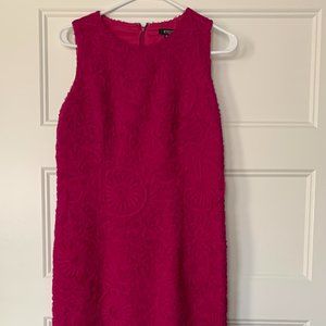 Etectra Silk Pink Floral Sheath Dress